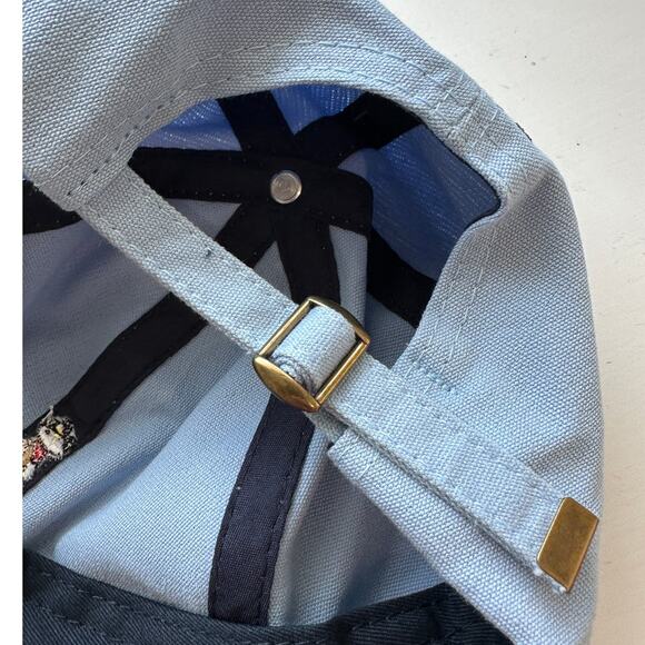 Kowu Light Blue Colombian Embroidered Adjustable Baseball Cap - Picture 11 of 13